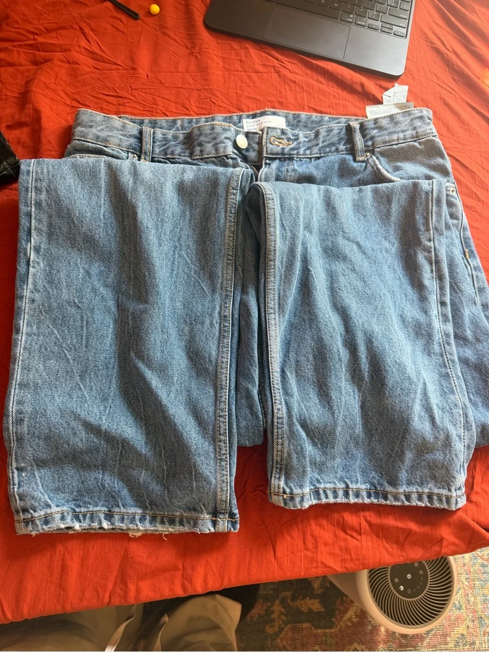 Bershka Straight Light Blue Men's Jeans
